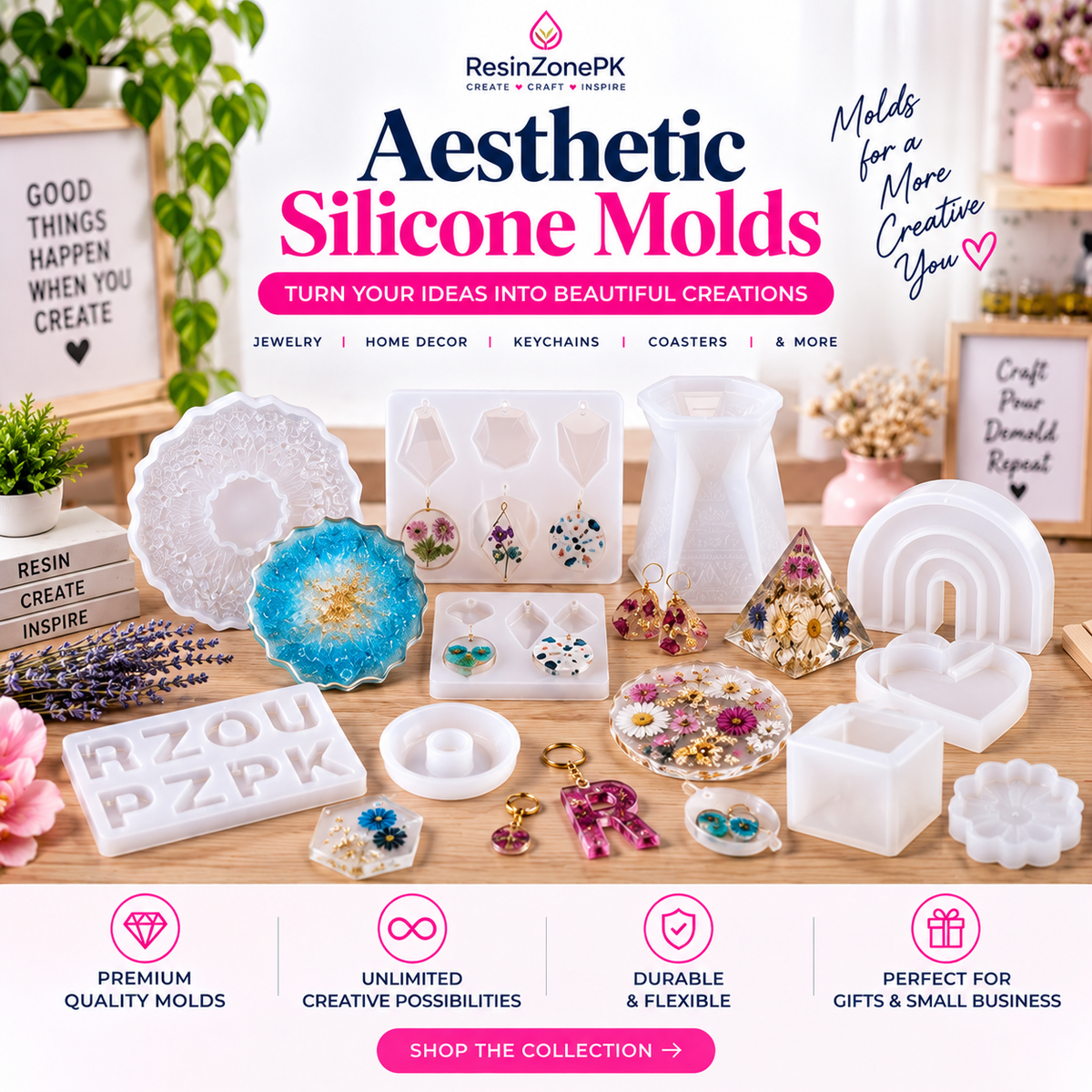Aesthetic Silicone Molds