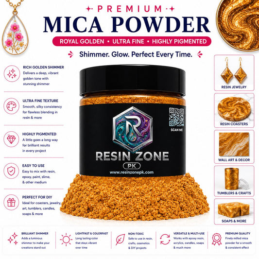 Premium Mica Powder – Royal Golden Shimmer