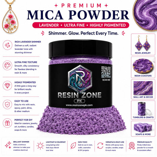 Premium Mica Powder – Lavender Shimmer