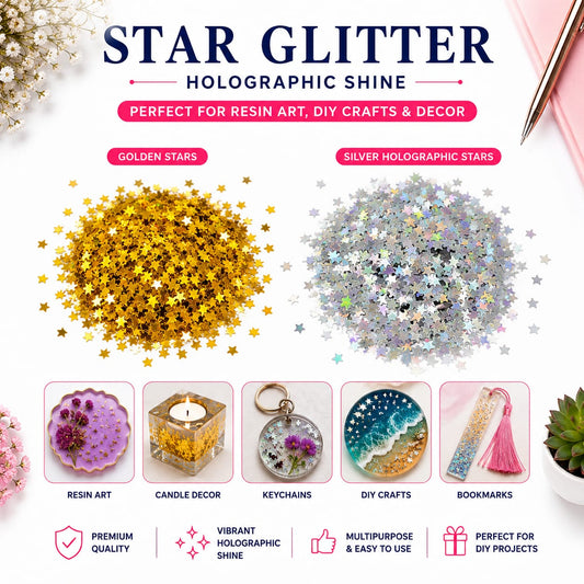 Star Glitter – Holographic Shine for Resin Art