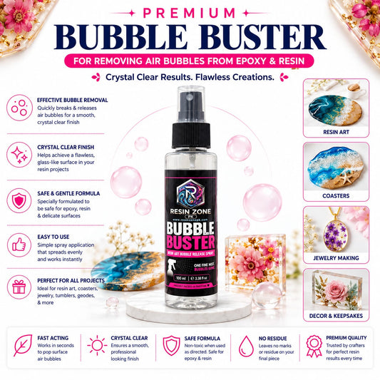 Premium Bubble Buster Spray – Resin & Epoxy 100ml